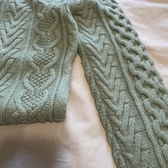 Rosie Assoulin Thousand in One Ways Sweater in green size Small - Picture 4 of 11